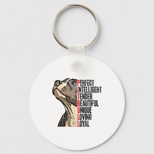 Porte-clés Tbull Perfect Intelligent Tender Beautiful Unique (Recto)