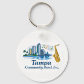 Porte-clés TCB Saxophone Logo Keychain (Verso)