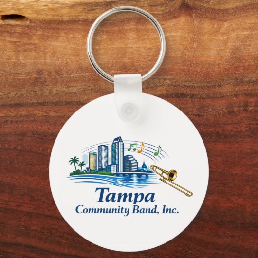 Porte-clés TCB Trombone Logo Keychain (Verso)