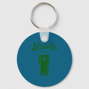 Porte-clés Tchin gaélique toast script pub irlandais acclamat