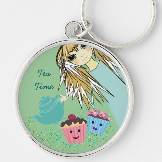 Porte-clés Tea Party - (Devant)