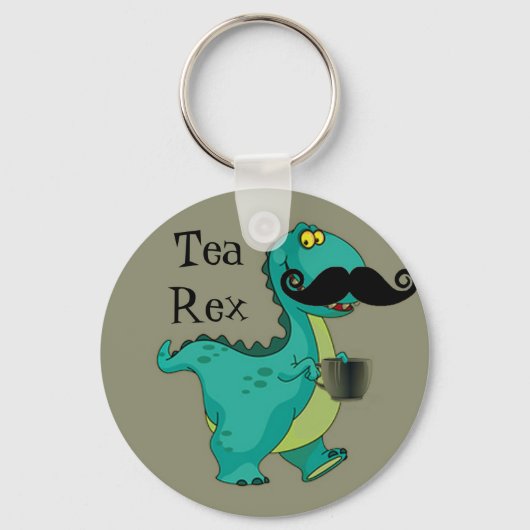 Porte-clés Tea- Rex Funny Dinosaur Cartoon Innuendo (Recto)