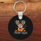 Porte-clés Teacher Squad Reindeer Teacher Christmas Xmas  (Recto)