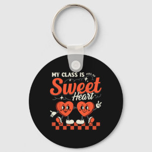 Porte-clés Teacher Valentines Chemise de Jour Mon Cl Est Plei