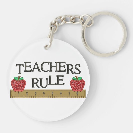 Porte-clés Teachers Rule (Dos)