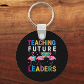 Porte-clés Teaching Future Leaders Flamingo Teacher Back To S (Recto)