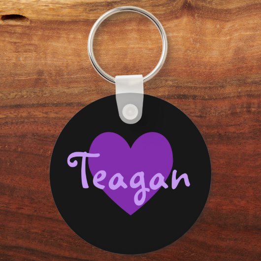 Porte-clés Teagan en violet (Recto)