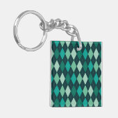 Porte-clés Teal argyle (Devant gauche)