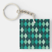 Porte-clés Teal argyle (Devant)