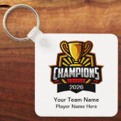 Porte-clés Team Championship Theme Bulk Custom Keychains (Recto)