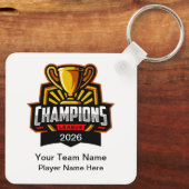 Porte-clés Team Championship Theme Bulk Custom Keychains (Verso)