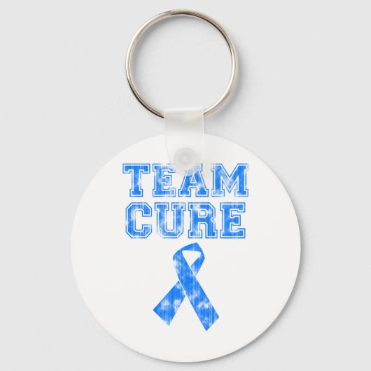 Porte-clés Team Cure (bleu) (Recto)