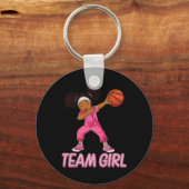 Porte-clés Team Girl Bysketbyll Bbyll Joueur (Recto)