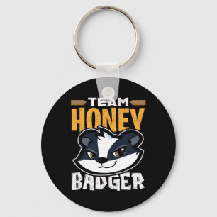 Porte-clés Team Honey Badger - Cadeau Amoureux des animaux Co