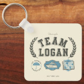 Porte-clés Team Logan Gilmore Girls Design (Recto)