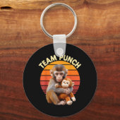 Porte-clés Team Punch Monkey Plush Retro Sun (Recto)