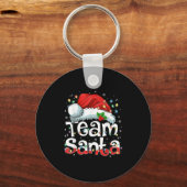 Porte-clés Team Santa Claus Christmas Family Matching Pajama (Recto)