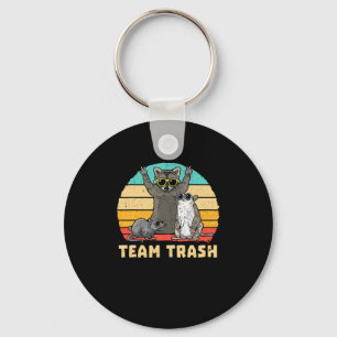 Porte-clés Team Trash Opossum Raccoon Rat, Animaux Drôle Garb