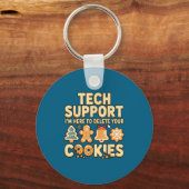 Porte-clés Tech Suprt I'm Here To Delete Your Cookies Christm (Recto)