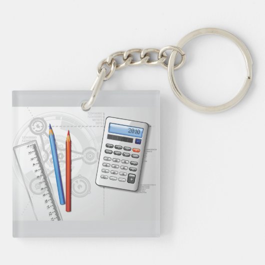 Porte-clés Technical Drawing Office Supplies (Dos)