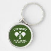 Porte-clés Technicien certifié en Pickleball (Devant)
