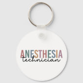 Porte-clés Technicien d'anesthésie Technique d'anesthésie rét (Recto)