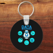 Porte-clés Technicien Data Whisperer Analyste Mis Logiciel (Recto)