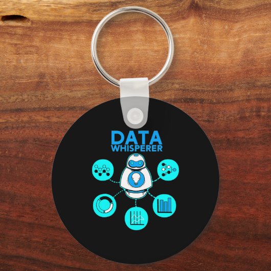 Porte-clés Technicien Data Whisperer Analyste Mis Logiciel  (Recto)