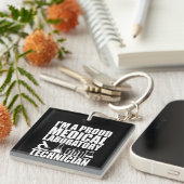 Porte-clés Technicien de laboratoire Médicale (Devant Droit)