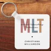 Porte-clés Technicien de laboratoire Médicale MLT personnalis (Recto)