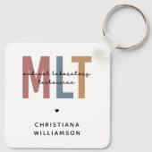 Porte-clés Technicien de laboratoire Médicale MLT personnalis (Dos)