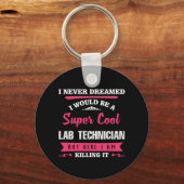 Porte-clés Technicien de laboratoire Super Cool (Recto)