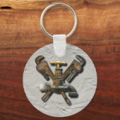 Porte-clés Technicien en plomberie de l'eau de drainage (Recto)