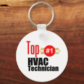 Porte-clés Technicien HVAC supérieur (Recto)