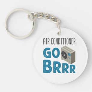Porte-clés Technicien HVAC Tech Climatiseur Aller Brr