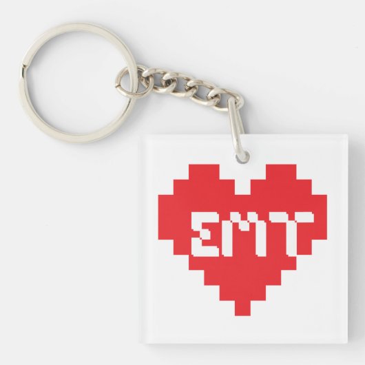 Porte-clés technicien médical d'urgence medic ems emhealth (Devant)