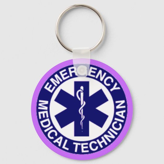 Porte-clés Technicien Médicale en urgence EMT (Recto)