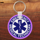Porte-clés Technicien Médicale en urgence EMT (Recto)