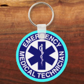 Porte-clés Technicien Médicale en urgence EMT (Recto)