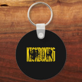Porte-clés Technique de combat de kickboxing (Recto)