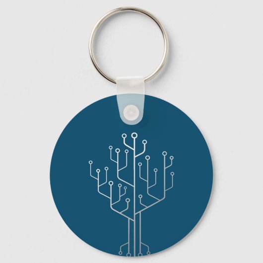Porte-clés Technique du programmeur programmeur de l'arbre de (Recto)