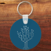 Porte-clés Technique du programmeur programmeur de l'arbre de (Recto)
