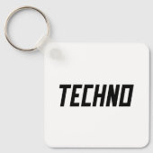 Porte-clés TECHNO Music (Recto)