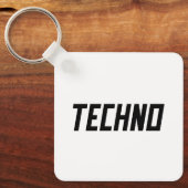 Porte-clés TECHNO Music (Recto)