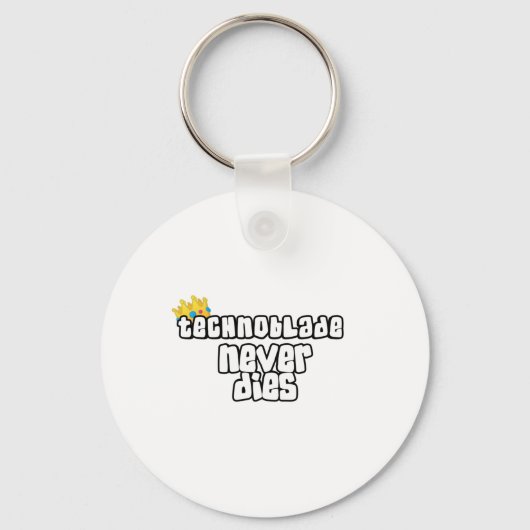Porte-clés Technoblade ne meurt jamais (Recto)