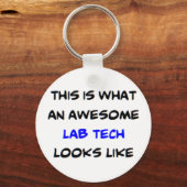 Porte-clés technologie de laboratoire, génial (Recto)