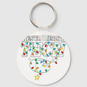 Porte-clés Technologie de santé mentale Noël Technologue psyc