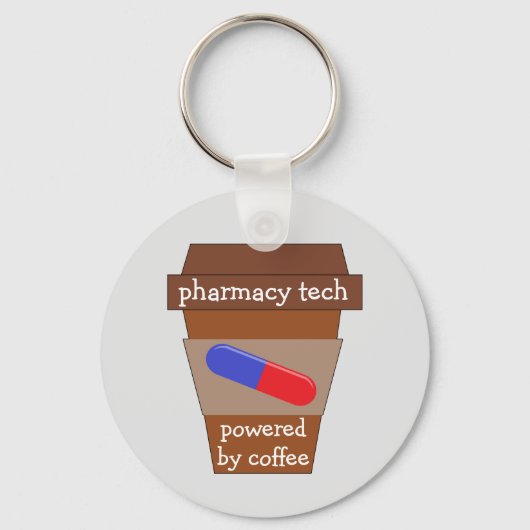 Porte-clés Technologie Pharmaceutique Alimentée Par Café (Recto)