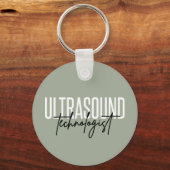 Porte-clés Technologue d'Ultrasound | Cadeaux techniques ultr (Recto)