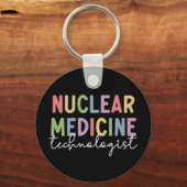 Porte-clés Technologue en médecine nucléaire Cadeaux CNMT (Recto)